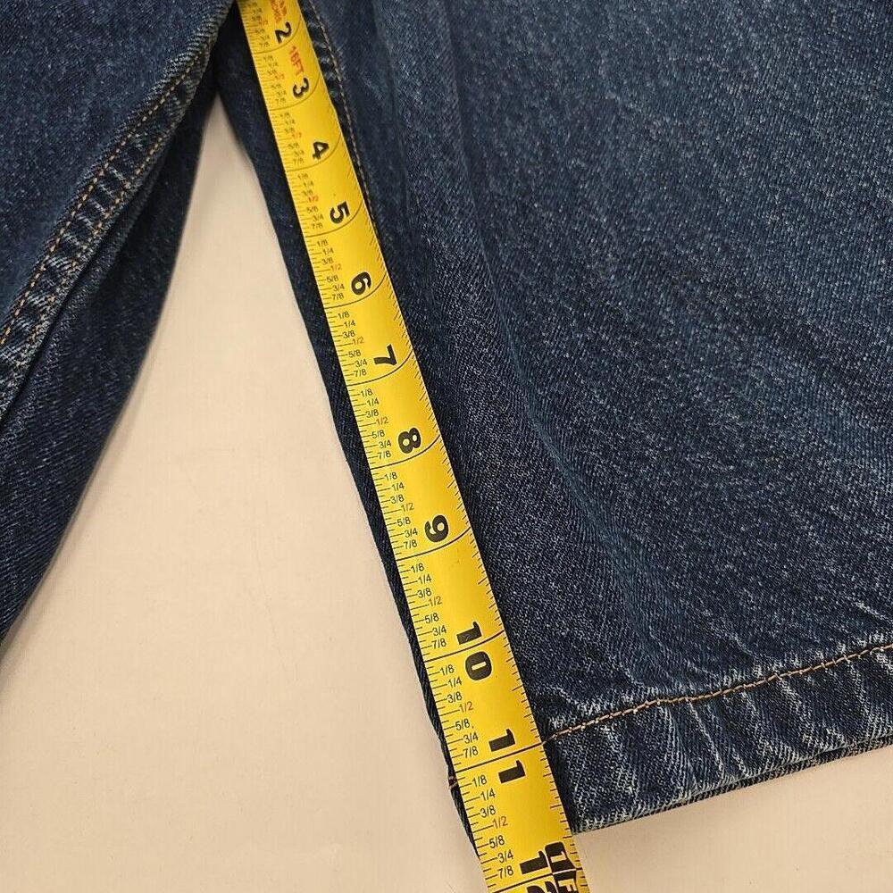 Vintage Y2K Anchor Blue BAGGY Skate Light Wash Denim Blue Jean Shorts Mens‎ 31 - Picture 8 of 15